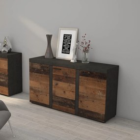 Komoda RITMO 149 cm do Salonu Sypialni Odcienie szarości
