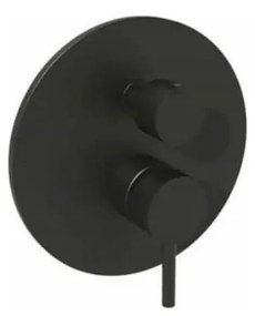 Paffoni - podtynkowa bateria prysznicowa LIGHT, czarna