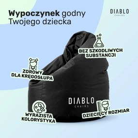 Pufa dla dziecka Diablo Chairs, czarna