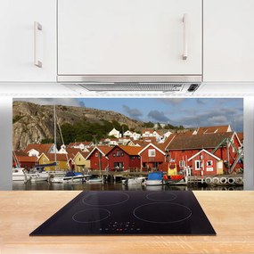 Panel nad blat kuchenny Panorama Nocnej Metropolii