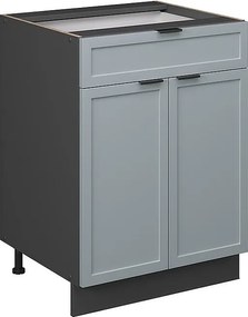 Szafka dolna do kuchni jasnoniebiesko-szary 60x51.6x82 fame-line