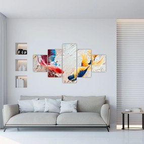 Obraz - Ryby bojowniki (125x70 cm)
