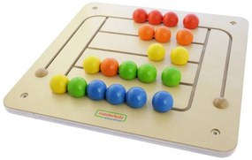 Masterkidz tablica ścienna edukacyjna labirynt koraliki montessori