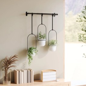 Plastikowe wiszące osłonki na doniczki na zioła zestaw 3 szt. ø 7,5 cm Triflora – Umbra