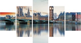 Obraz - Houses of Parliament w Londynie (125x70 cm)
