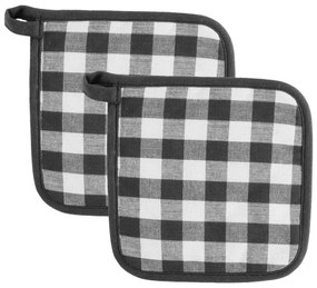 Bawełniane rękawice kuchenne zestaw 2 szt. Gingham – Tiseco Home Studio