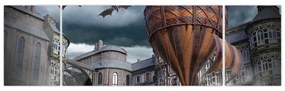 Obraz - Surrealistyczny krajobraz (170x50 cm)