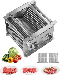 Krajalnica SucceBuy Nóż ze Stali Nierdzewnej 5 mm do Krajalnicy do Mięsa SJY-DQ90 Zestaw Ostrzy do Krajalnicy