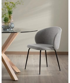 Szare krzesło do jadalni Kave Home Minna