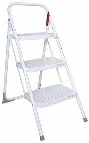 Rolser Składane schodki M11 UNE, 3 stopnie, białe