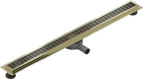 Mexen Flat 360° M33 odpływ liniowy obrotowy 100 cm, złoty - 1533100-40