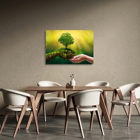 Obraz na szkle - Matka ziemia (70x50 cm)