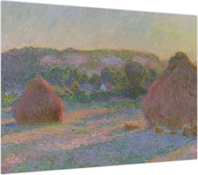 Obraz - Claude Monet, Stacks of Wheat (End of Summer) , reprodukcje (70x50 cm)