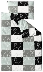 PrzytulneMieszkanie.pl PrzytulneMieszkanie.pl Bawełniana pościel KASPARO BLEND szara hotelowa kieszeń Rozmiar pościeli: 70 x 90 cm | 140 x 200 cm