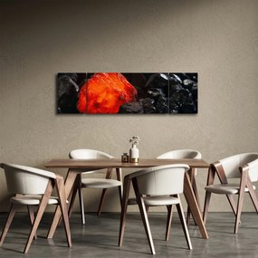 Obraz - świecący minerał (170x50 cm)