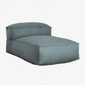 Fotel Ogrodowy Chaise Longue Z Tkaniny Dojans Éter Zieleń - Sklum