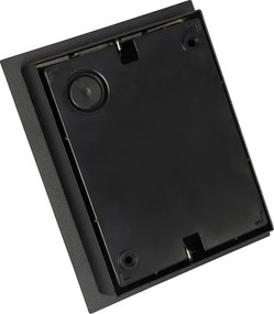 Nowoczesna lampa ścienna zewnętrzna czarna w komplecie z LED IP54 - Simon