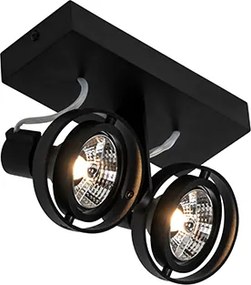 Nowoczesny reflektor czarny 2-światła - Master 70