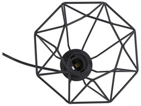 Czarna metalowa lampa wisząca 100x19 cm Primo – Candellux Lighting