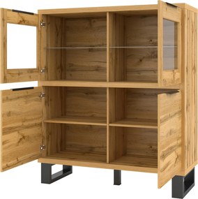 Komoda HALENZA 120 cm do Salonu Sypialni Dąb wotan