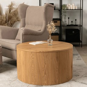 Stolik Kawowy CLOVER MAX 80 cm Dąb Nowoczesny Loft