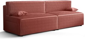 Różowa rozkładana sofa - Lider 3X