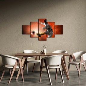 Obraz - Piłkarz (125x70 cm)