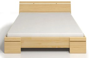 Drewniane wysokie łóżko P6-K75