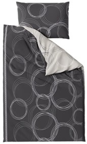 PrzytulneMieszkanie.pl PrzytulneMieszkanie.pl Bawełniana pościel BUBBLES BLEND czarna Rozmiar pościeli: 70 x 90 cm | 140 x 200 cm