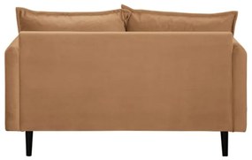 Brązowa aksamitna sofa 138 cm Juli – Ropez