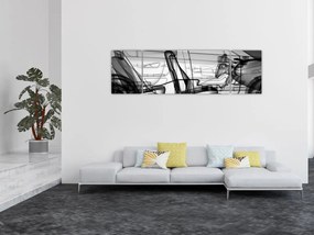 Obraz - Model samochodu 3D (170x50 cm)
