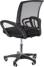 Czarne krzesło biurowe JETTA