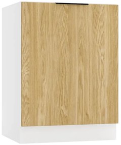Szafka kuchenna pod zlew 60 cm dąb olejowany - Bixor 15X