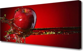Zdjęcie na płótnie Soczyste Jabłko w Wodzie