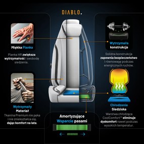 Fotel gamingowy Diablo X.Eye Prime, Normal Size, Nightwolf Moon