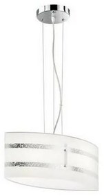 Trio - Lampa wisząca NIKOSIA 2xE27/40W/230V srebrna