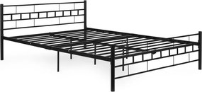 Łóżko metalowe Kingsley 404A, 140x200 cm z wbudowanym stelażem