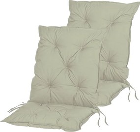 STILISTA Zestaw 2 poduszek do krzeseł niskich, kremowy