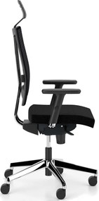 Krzesło biurowe @-Motion R15K HR, zgodne z normą BHP