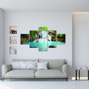 Obraz wodospadów (125x70 cm)