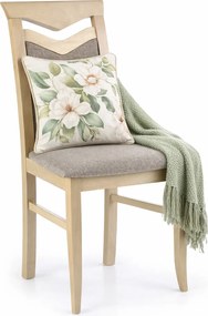 Tapicerowane krzesło skandynawskie dąb sonoma R3-A50