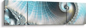 Obraz teksturowanej spirali (170x50 cm)