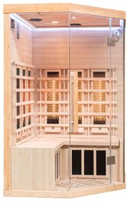 Sauna wewnętrzna niskotemperaturowa infrared na podczerwień 2 - 3 osobowa 120 x 120 CM