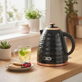 HOMCOM Czajnik Elektryczny, 1,7L, 2,2kW, Szybkie Gotowanie z Wyjmowanym Zmywalnym Filtrem Antykamiennym | Aosom PL