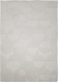 Wełniany dywan tkany ręcznie w kolorze kości słoniowej 200x290 cm Gigi – Flair Rugs