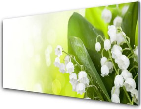 Panel Szklany do Kuchni Dzwoneczki Konwalii w Gęstwinie