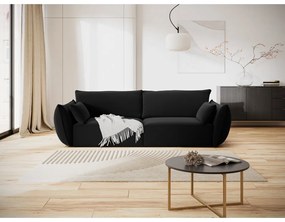 Czarna aksamitna sofa 208 cm Vanda – Mazzini Sofas