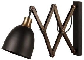 Kinkiet w czarno-brązowym kolorze ø 16 cm Sivani – Opviq lights