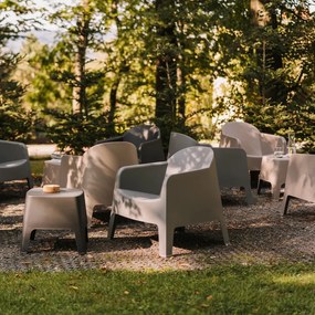 Plastikowy fotel do ogrodu Milane