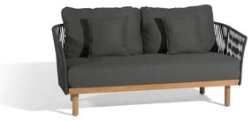 Ciemnoszara sofa ogrodowa Newport – Diphano